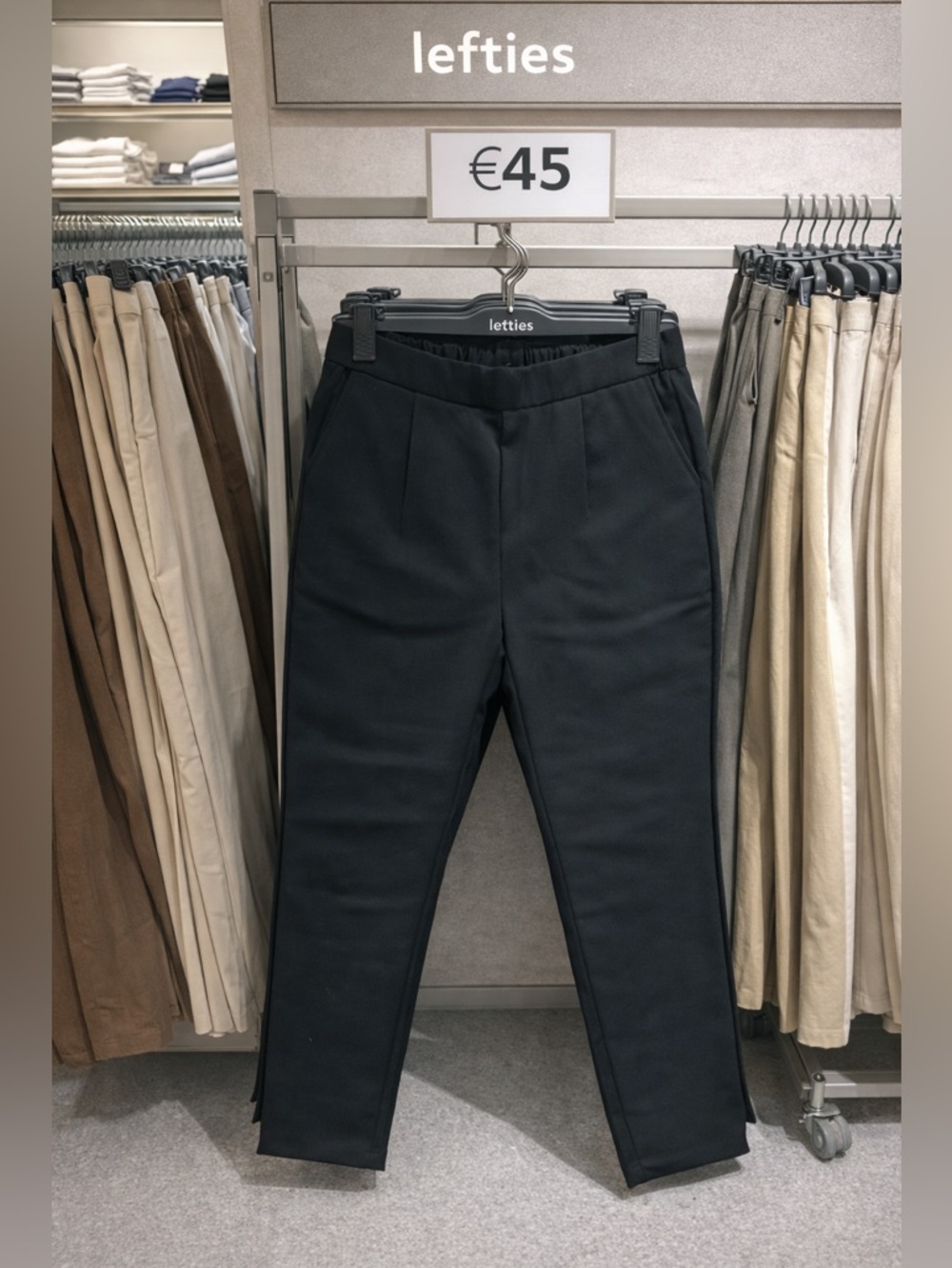 Lefties Spain Tailored Pants | Size M | Minimal Trousers
